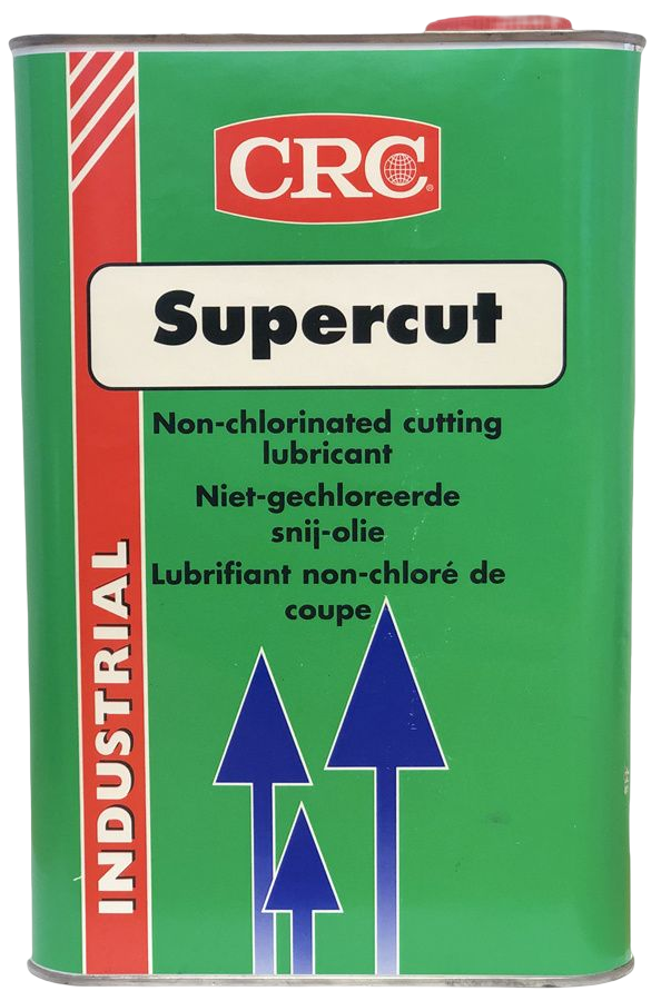 OUT0211-CRC 40287-D Laag viskeuze snijolie voor het normaal snijden en vormen van metaal. Is niet gechloreerd.